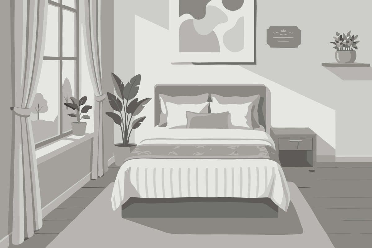 Spacious One-Bedroom Apartment with Queen Bed, Sofa Bed and Balcony